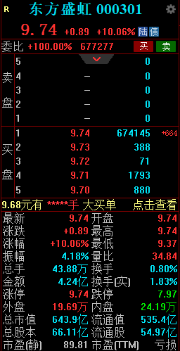 控股股東擬大手筆增持 東方盛虹觸及漲停