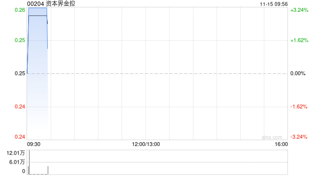 資本界金控完成配售1.73億股 凈籌約3980萬港元