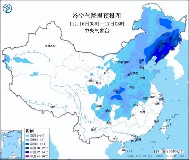 冷冷冷！大風(fēng)＋降溫都來了！全國冰凍線進(jìn)程圖出爐，這些地方雨雪天氣持續(xù)在線