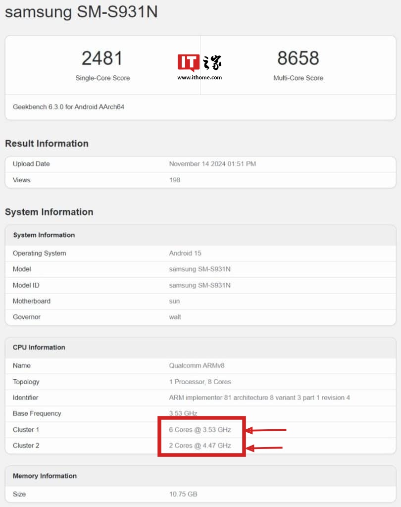 消息稱三星 Galaxy S25 系列手機(jī)起售價 799 美元，起步 12GB RAM 及 128GB 存儲空間