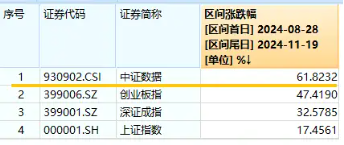 王者歸來？AI應(yīng)用走強(qiáng)！大數(shù)據(jù)產(chǎn)業(yè)ETF（516700）盤中漲超3%，標(biāo)的指數(shù)本輪累漲超61%