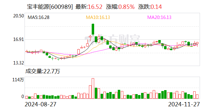 寶豐能源：擬4.92億元收購寶豐昱能蒸汽綜合管線項目及相關資產(chǎn)